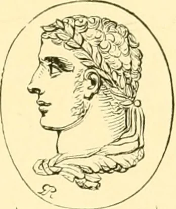 An illustration from Antique gems and rings, 1872, leaf 168