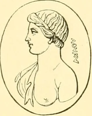 An illustration from Antique gems and rings, 1872, leaf 168