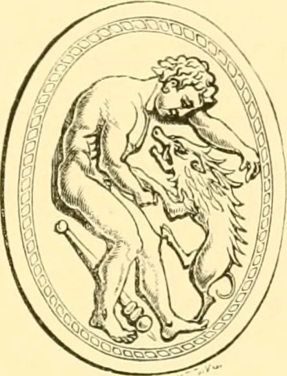 An illustration from Antique gems and rings, 1872, leaf 170