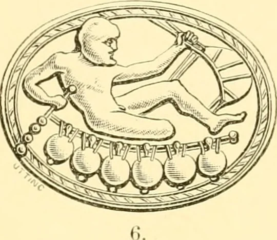 An illustration from Antique gems and rings, 1872, leaf 170