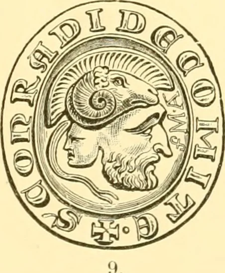 An illustration from Antique gems and rings, 1872, leaf 182