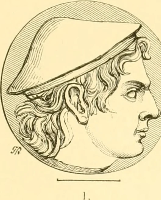 An illustration from Antique gems and rings, 1872, leaf 202