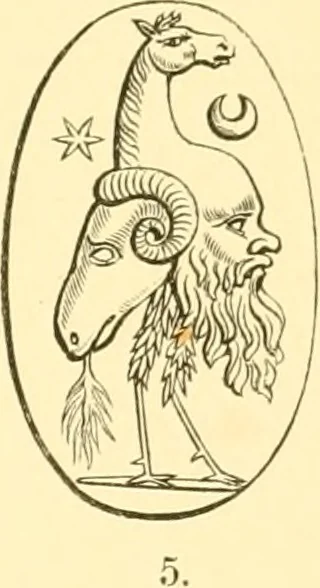 An illustration from Antique gems and rings, 1872, leaf 220