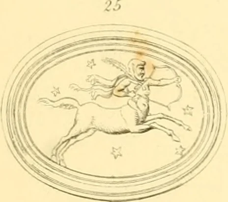 An illustration from Antique gems and rings, 1872, leaf 226