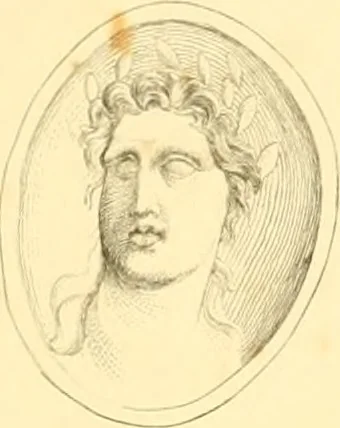 An illustration from Antique gems and rings, 1872, leaf 242