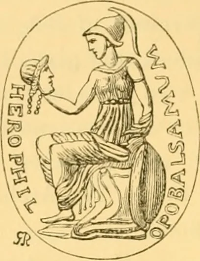 An illustration from Antique gems and rings, 1872, leaf 27