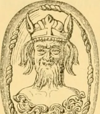 An illustration from Antique gems and rings, 1872, leaf 89