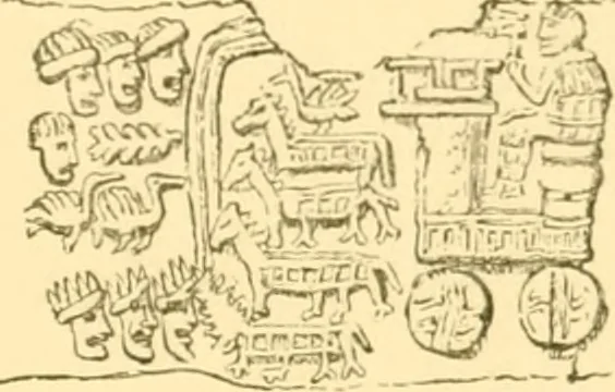 An illustration from Antique gems and rings, 1872, leaf 96