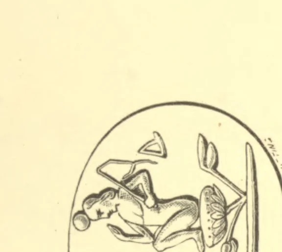 An illustration from Antique gems and rings, 1872, leaf 108