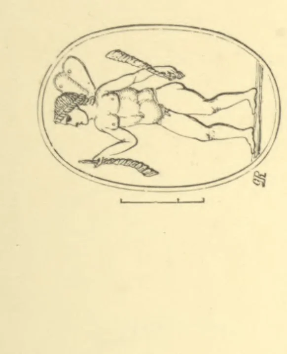 An illustration from Antique gems and rings, 1872, leaf 178