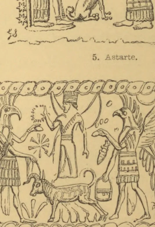 An illustration from Antique gems: their origin, uses, and value as interpreters of ancient history; and as illustrative of ancient art: with hints to gem collectors, 1860, leaf 203