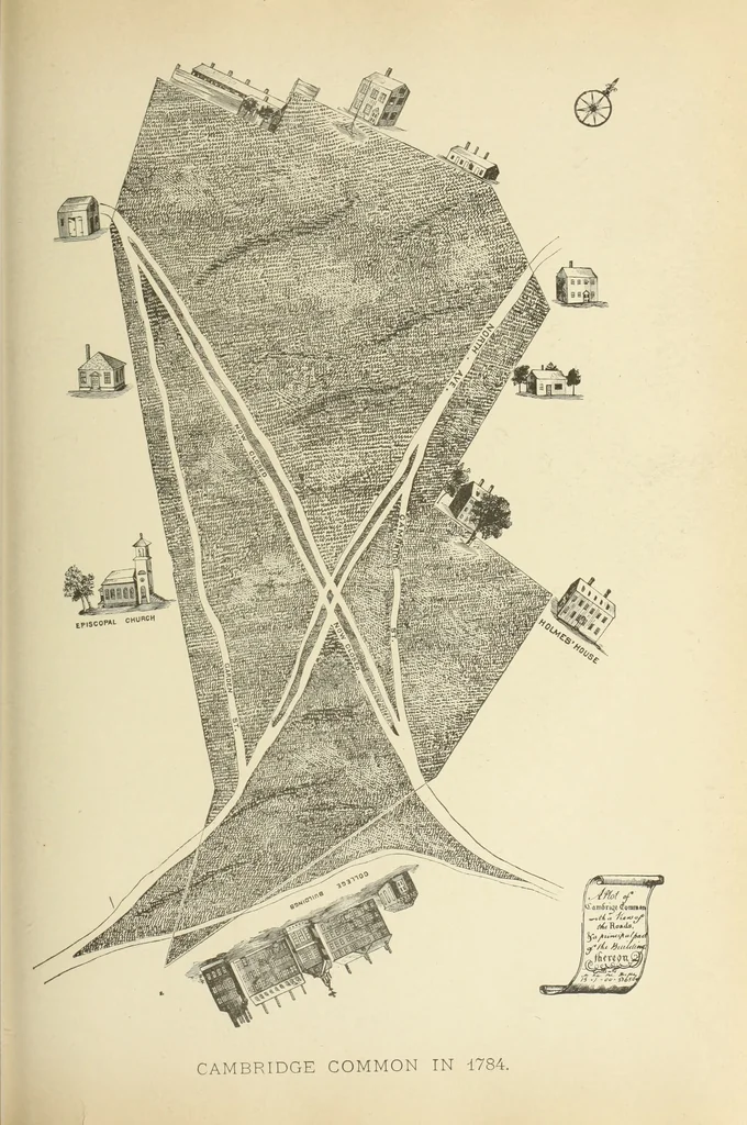 An illustration from Antique views of ye towne of Boston, 1882, leaf 142