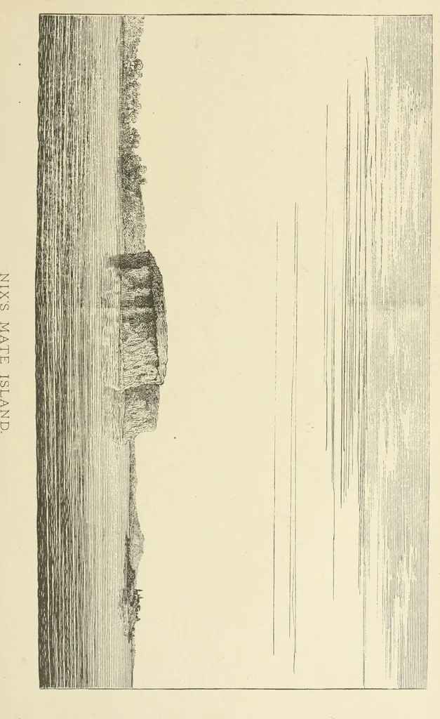 An illustration from Antique views of ye towne of Boston, 1882, leaf 190