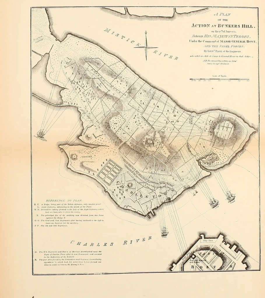 An illustration from Antique views of ye towne of Boston, 1882, leaf 250