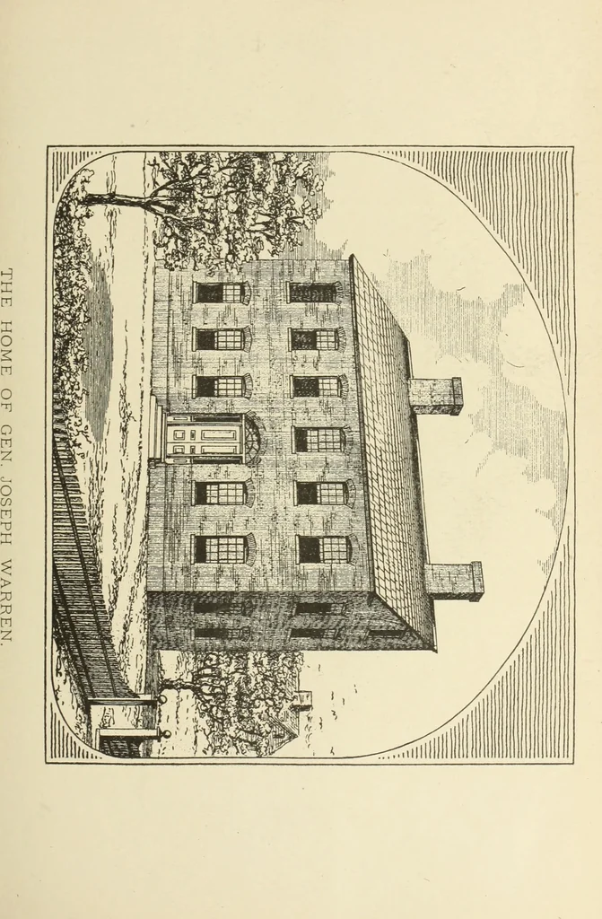 An illustration from Antique views of ye towne of Boston, 1882, leaf 262