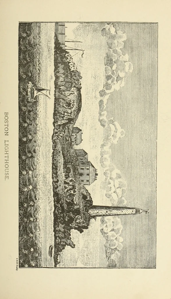 An illustration from Antique views of ye towne of Boston, 1882, leaf 282