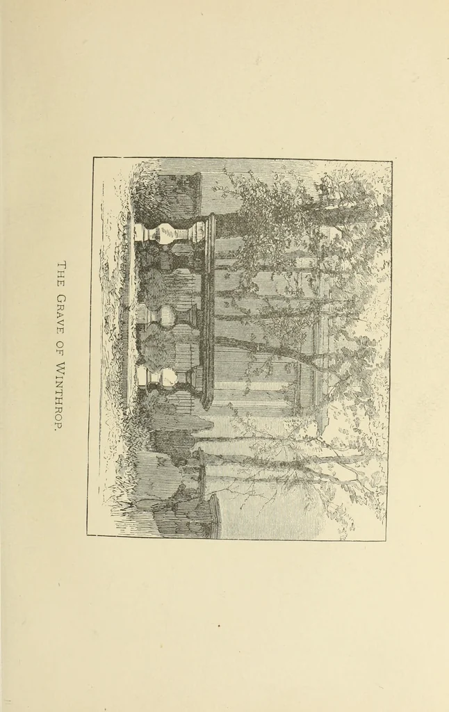 An illustration from Antique views of ye towne of Boston, 1882, leaf 30