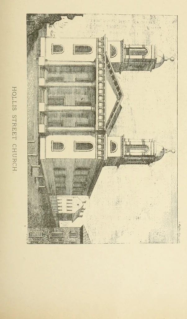 An illustration from Antique views of ye towne of Boston, 1882, leaf 328