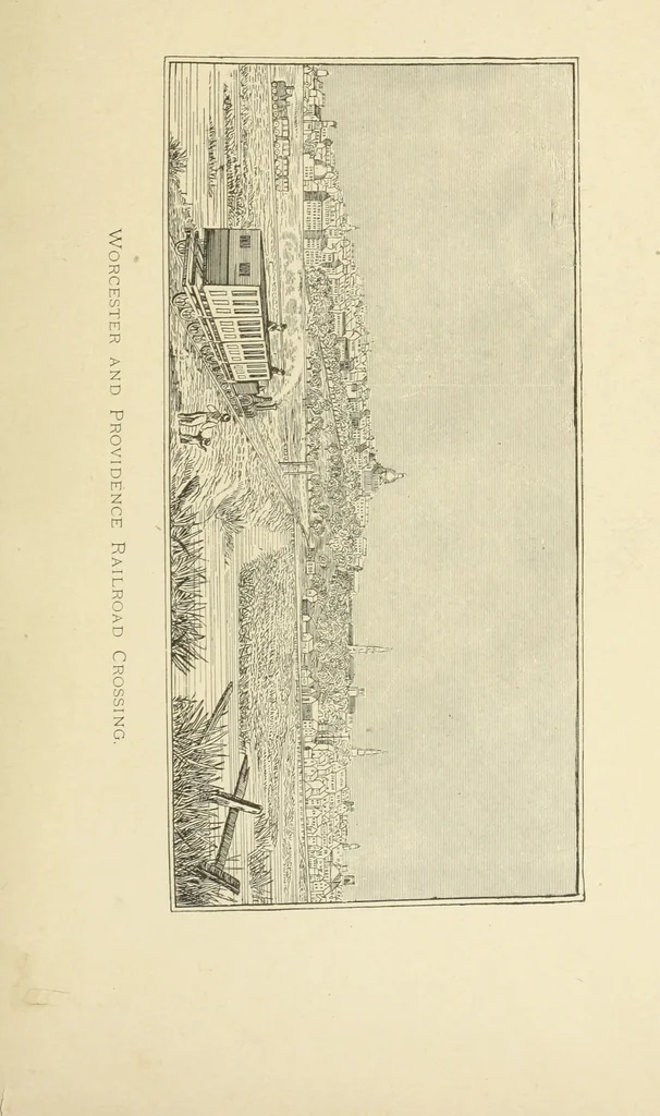 An illustration from Antique views of ye towne of Boston, 1882, leaf 374