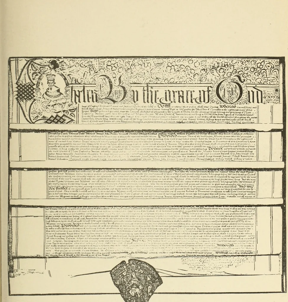 An illustration from Antique views of ye towne of Boston, 1882, leaf 58