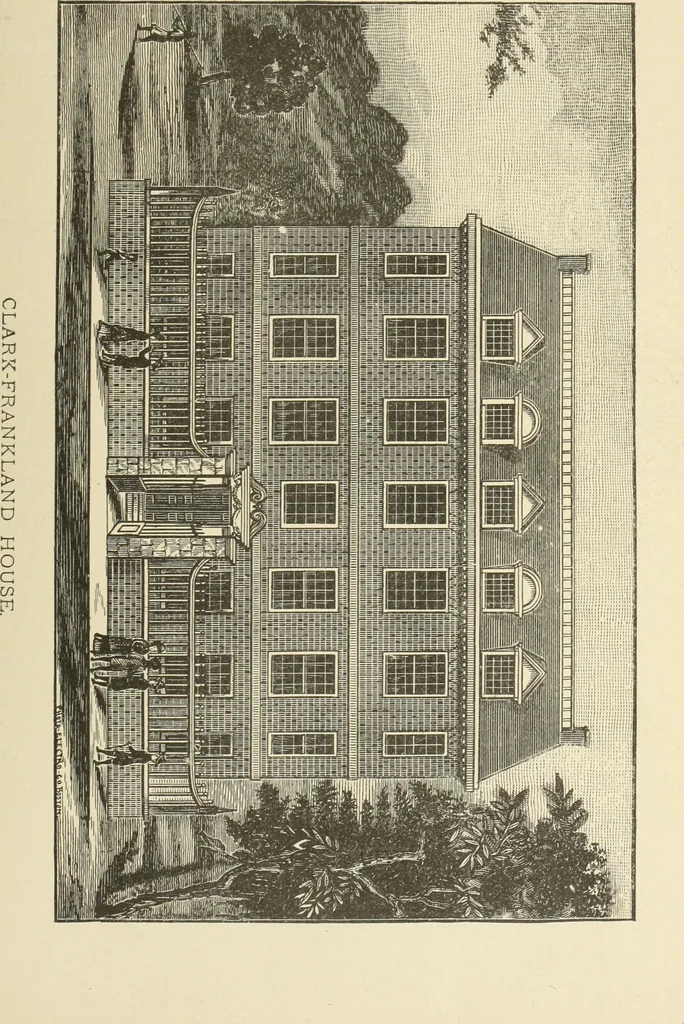 An illustration from Antique views of ye towne of Boston, 1882, leaf 66