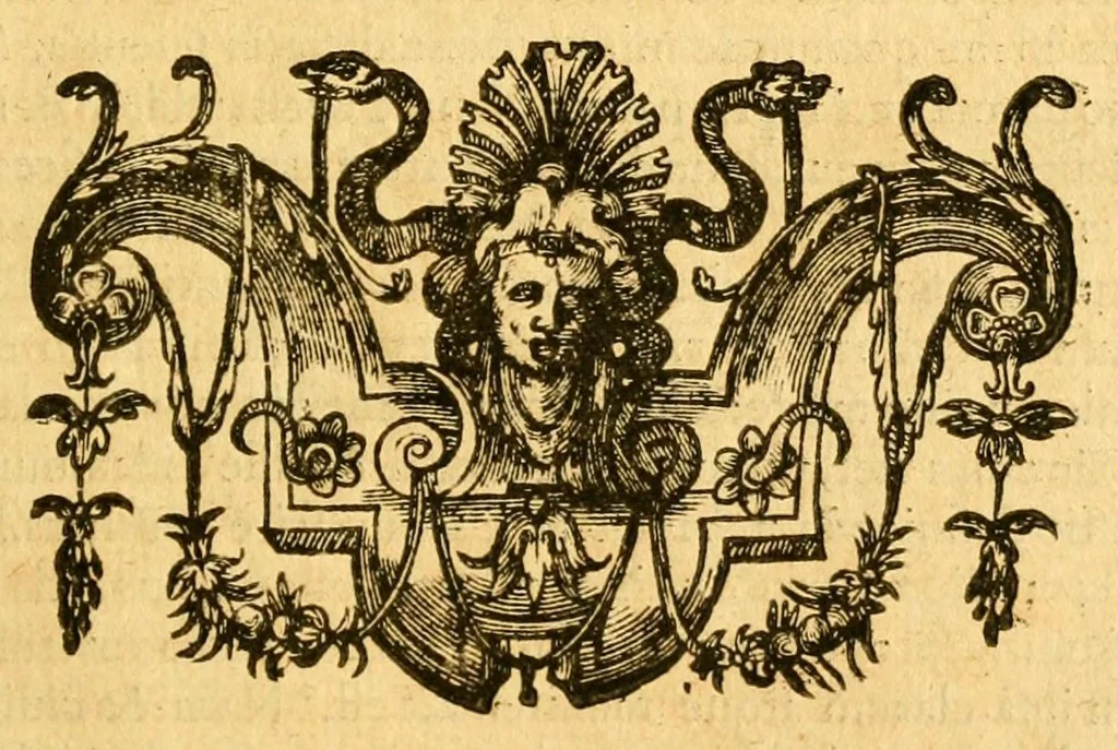 An illustration from Antiqui rhetores latini ..., 1599, leaf 259