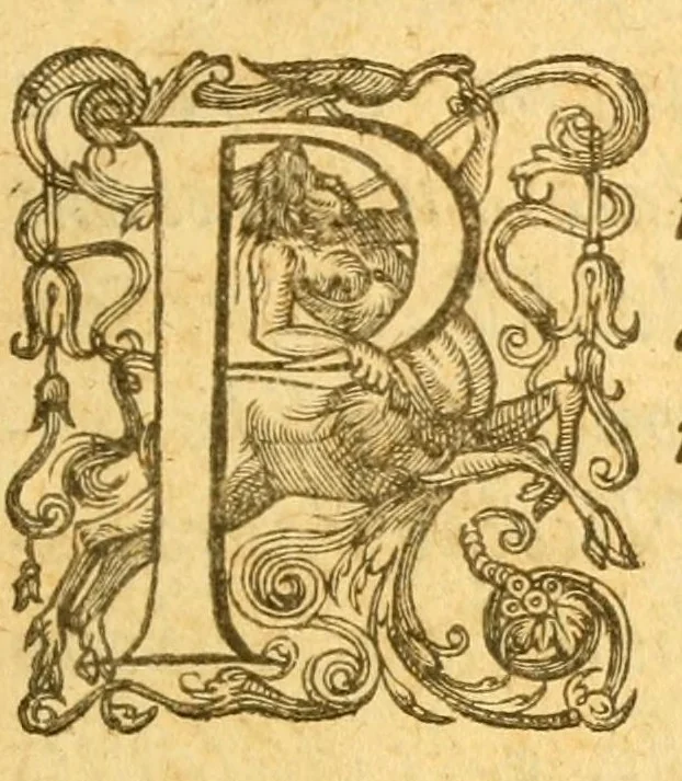 An illustration from Antiqui rhetores latini ..., 1599, leaf 7