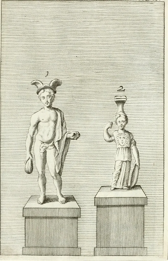 An illustration from Antiquitatis reliquiae a marchione Jacobo Musellio collectae, tabulis incisae et brevisibus explicationibus illustratae, 1756, leaf 102