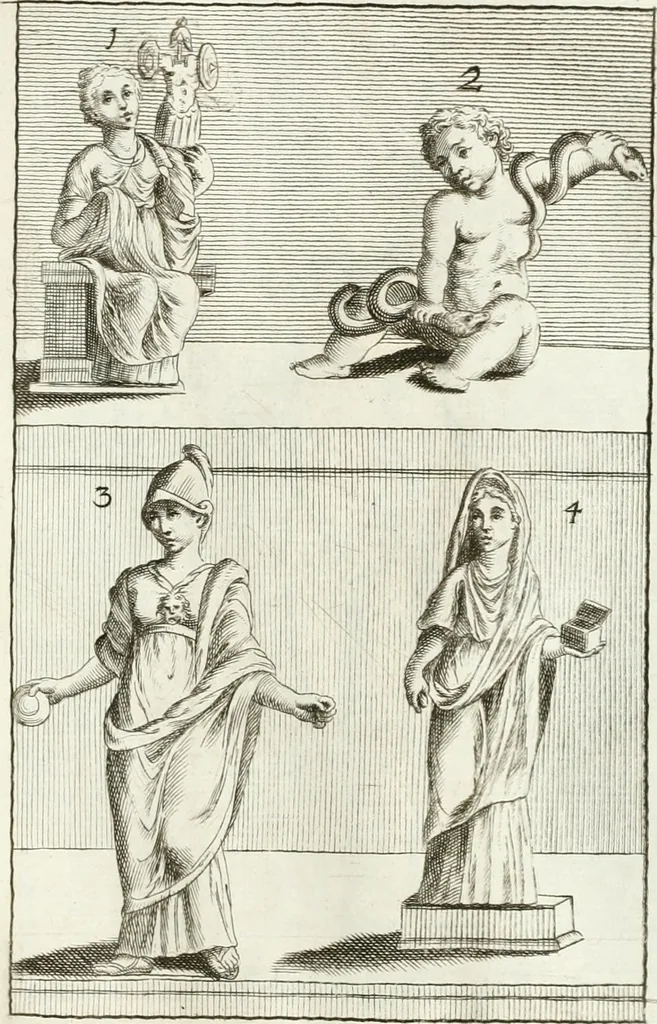 An illustration from Antiquitatis reliquiae a marchione Jacobo Musellio collectae, tabulis incisae et brevisibus explicationibus illustratae, 1756, leaf 110