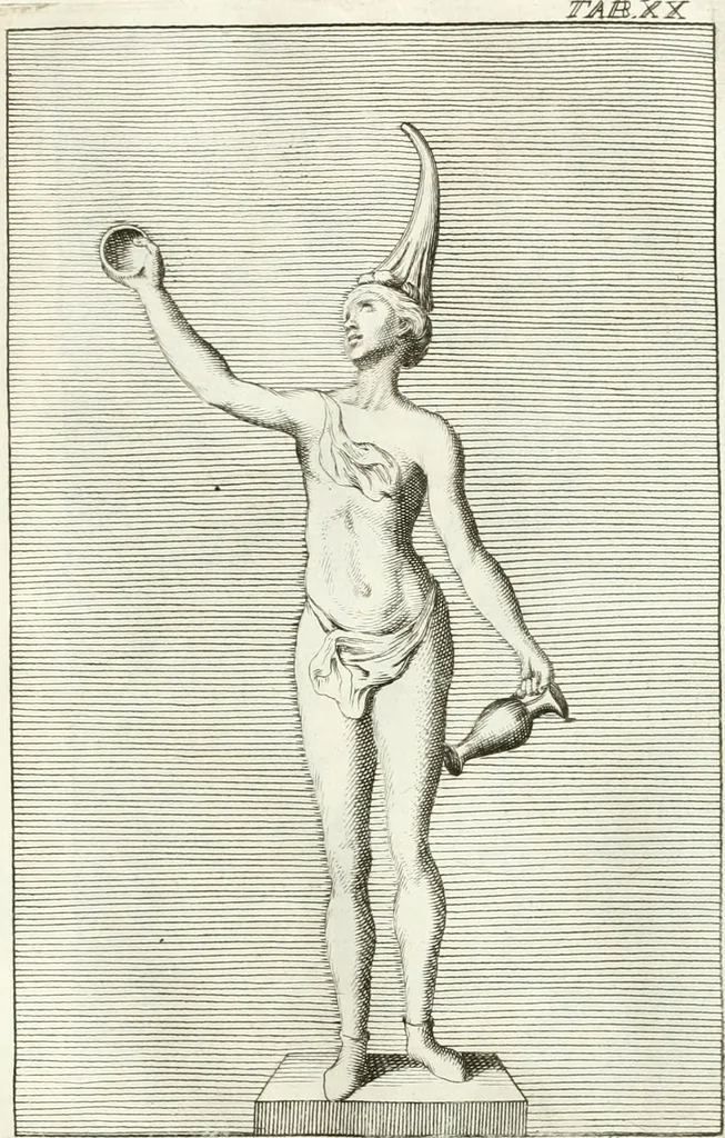 An illustration from Antiquitatis reliquiae a marchione Jacobo Musellio collectae, tabulis incisae et brevisibus explicationibus illustratae, 1756, leaf 112