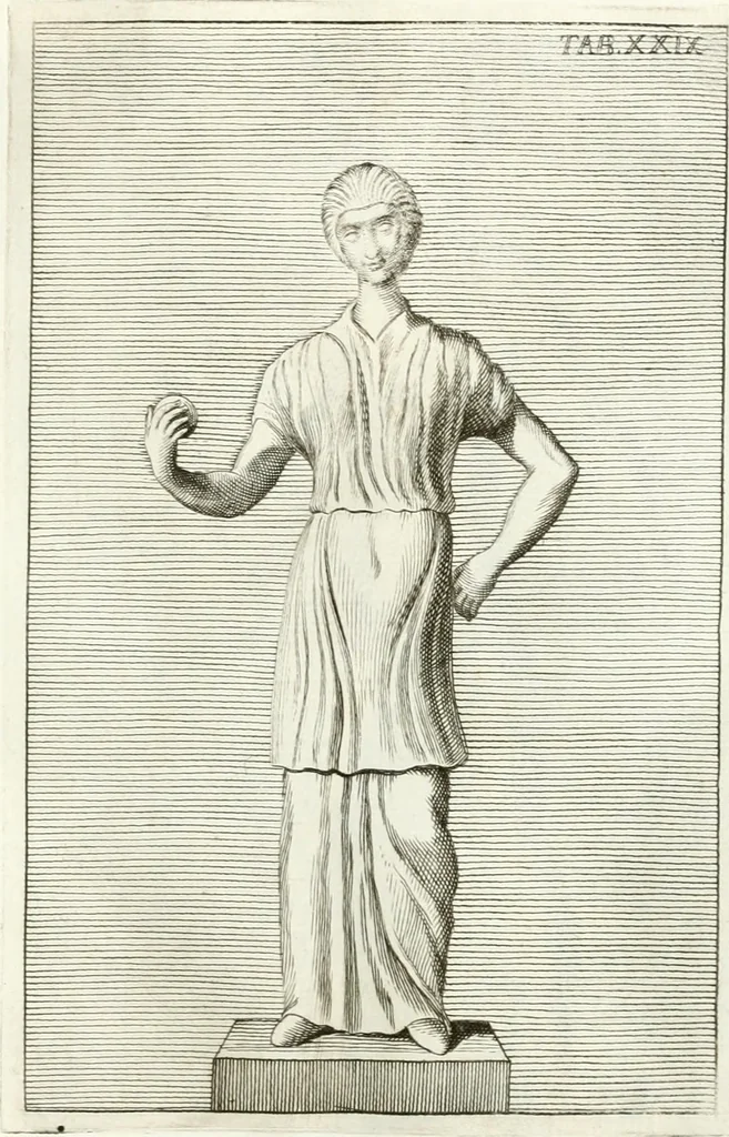 An illustration from Antiquitatis reliquiae a marchione Jacobo Musellio collectae, tabulis incisae et brevisibus explicationibus illustratae, 1756, leaf 130