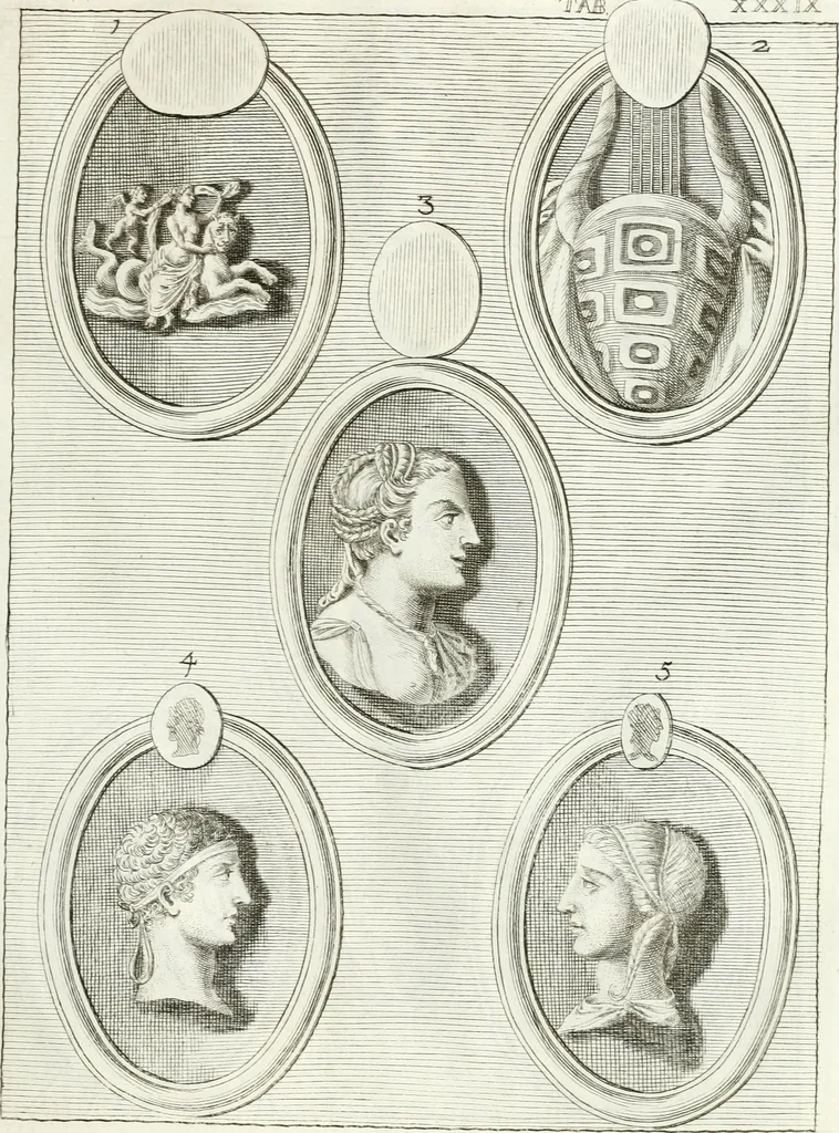 An illustration from Antiquitatis reliquiae a marchione Jacobo Musellio collectae, tabulis incisae et brevisibus explicationibus illustratae, 1756, leaf 150