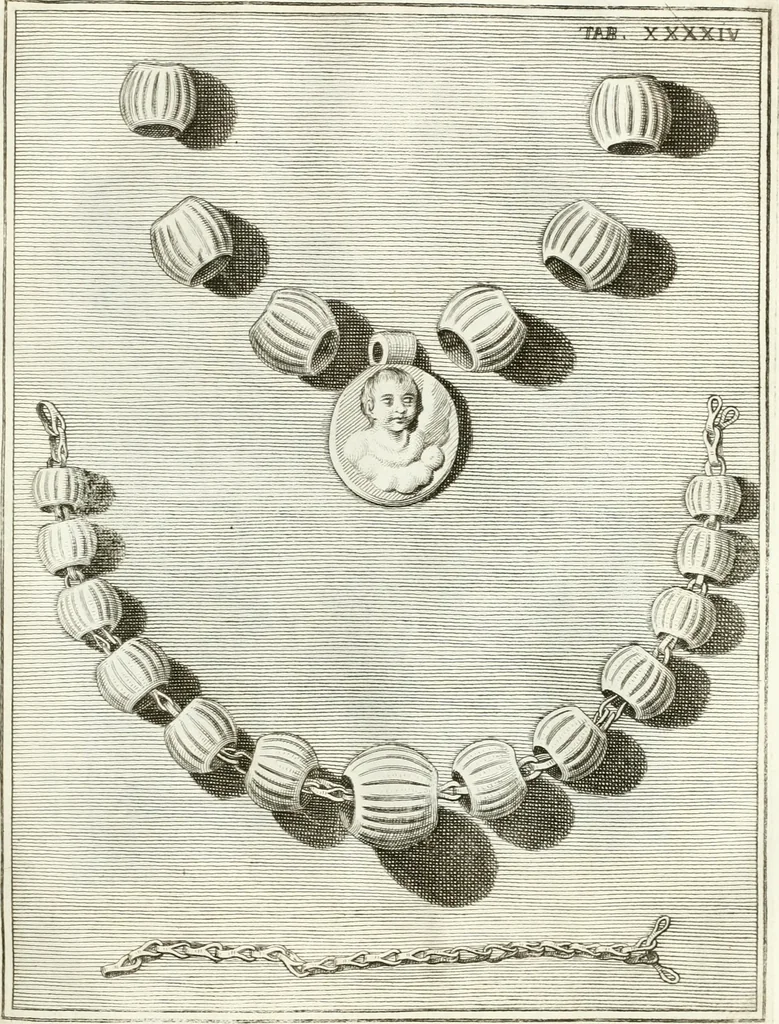 An illustration from Antiquitatis reliquiae a marchione Jacobo Musellio collectae, tabulis incisae et brevisibus explicationibus illustratae, 1756, leaf 160