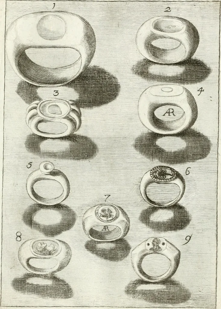 An illustration from Antiquitatis reliquiae a marchione Jacobo Musellio collectae, tabulis incisae et brevisibus explicationibus illustratae, 1756, leaf 162