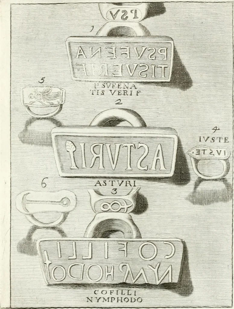 An illustration from Antiquitatis reliquiae a marchione Jacobo Musellio collectae, tabulis incisae et brevisibus explicationibus illustratae, 1756, leaf 168
