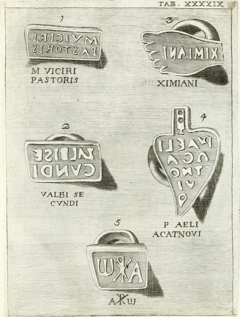 An illustration from Antiquitatis reliquiae a marchione Jacobo Musellio collectae, tabulis incisae et brevisibus explicationibus illustratae, 1756, leaf 170