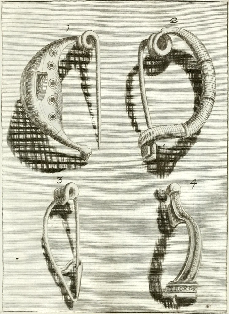An illustration from Antiquitatis reliquiae a marchione Jacobo Musellio collectae, tabulis incisae et brevisibus explicationibus illustratae, 1756, leaf 174