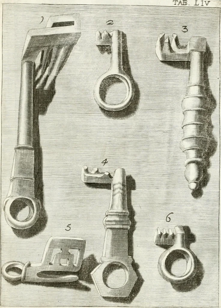 An illustration from Antiquitatis reliquiae a marchione Jacobo Musellio collectae, tabulis incisae et brevisibus explicationibus illustratae, 1756, leaf 178