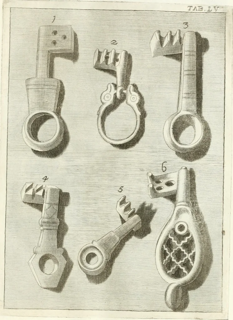 An illustration from Antiquitatis reliquiae a marchione Jacobo Musellio collectae, tabulis incisae et brevisibus explicationibus illustratae, 1756, leaf 180