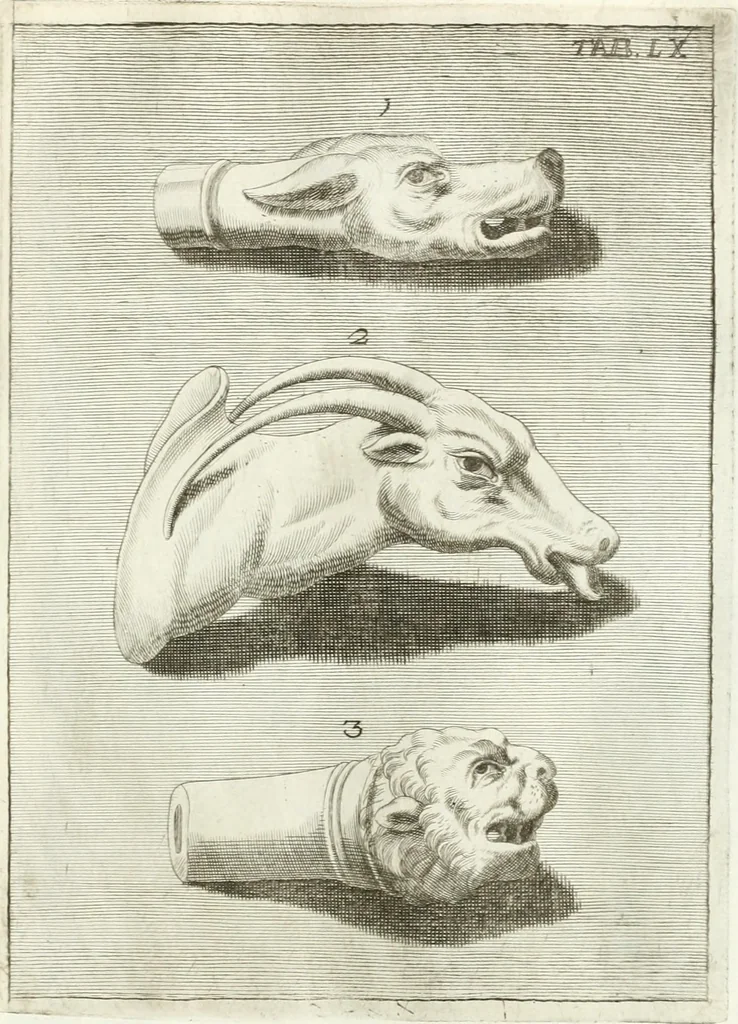 An illustration from Antiquitatis reliquiae a marchione Jacobo Musellio collectae, tabulis incisae et brevisibus explicationibus illustratae, 1756, leaf 190
