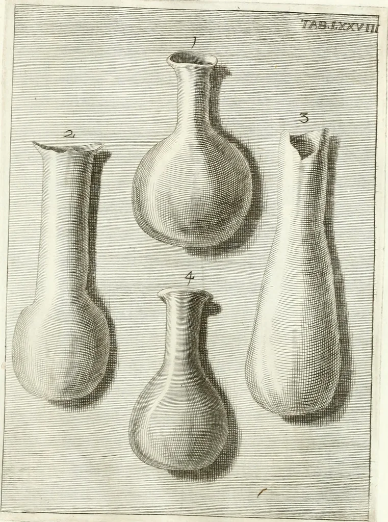 An illustration from Antiquitatis reliquiae a marchione Jacobo Musellio collectae, tabulis incisae et brevisibus explicationibus illustratae, 1756, leaf 222