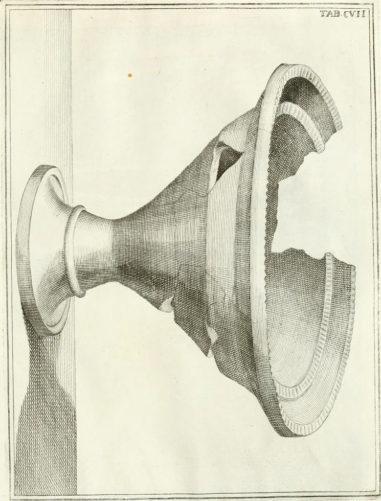 An illustration from Antiquitatis reliquiae a marchione Jacobo Musellio collectae, tabulis incisae et brevisibus explicationibus illustratae, 1756, leaf 280