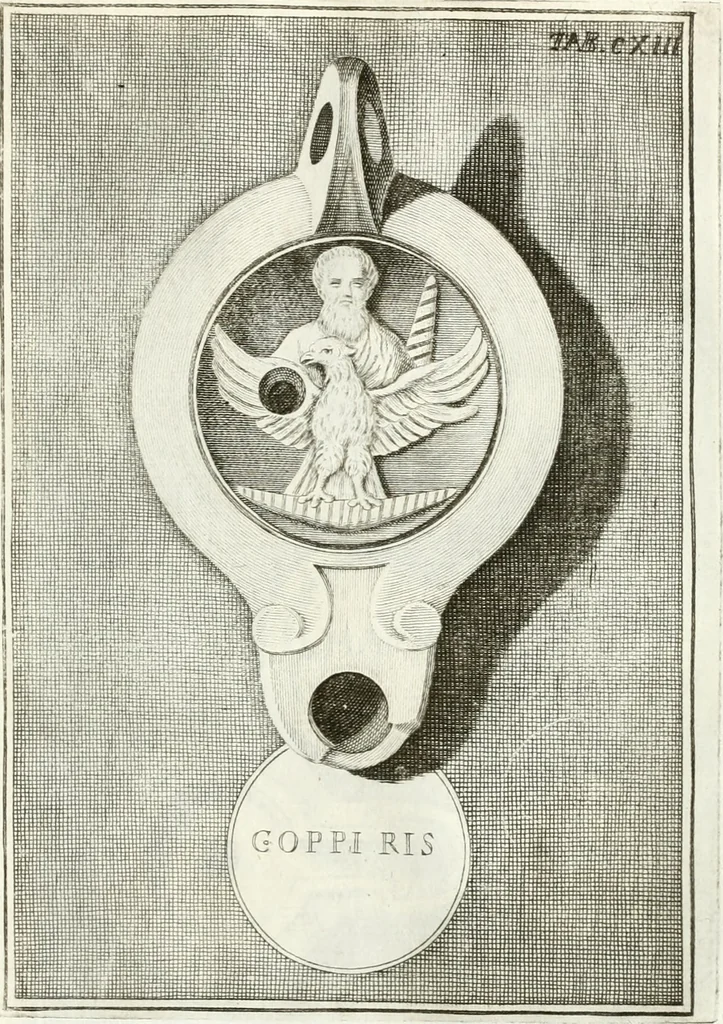 An illustration from Antiquitatis reliquiae a marchione Jacobo Musellio collectae, tabulis incisae et brevisibus explicationibus illustratae, 1756, leaf 292