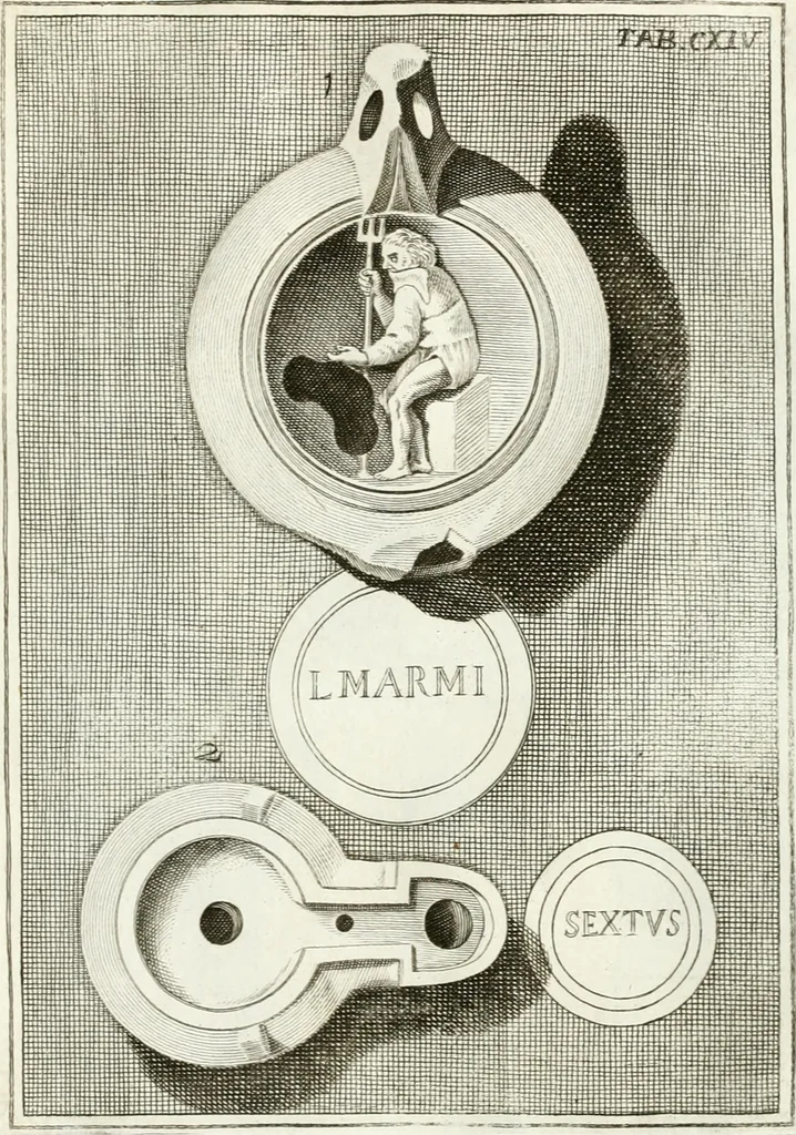 An illustration from Antiquitatis reliquiae a marchione Jacobo Musellio collectae, tabulis incisae et brevisibus explicationibus illustratae, 1756, leaf 294