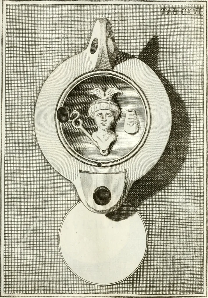 An illustration from Antiquitatis reliquiae a marchione Jacobo Musellio collectae, tabulis incisae et brevisibus explicationibus illustratae, 1756, leaf 298