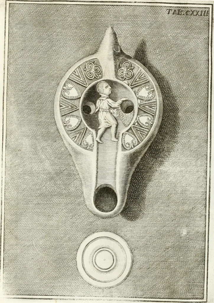 An illustration from Antiquitatis reliquiae a marchione Jacobo Musellio collectae, tabulis incisae et brevisibus explicationibus illustratae, 1756, leaf 312