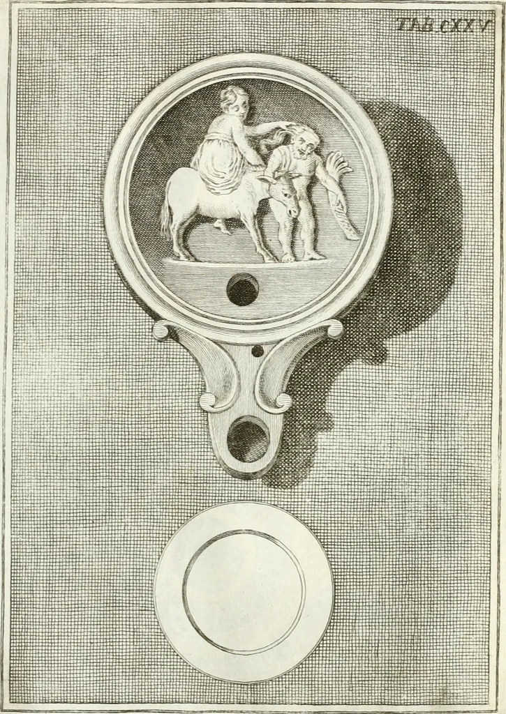 An illustration from Antiquitatis reliquiae a marchione Jacobo Musellio collectae, tabulis incisae et brevisibus explicationibus illustratae, 1756, leaf 316