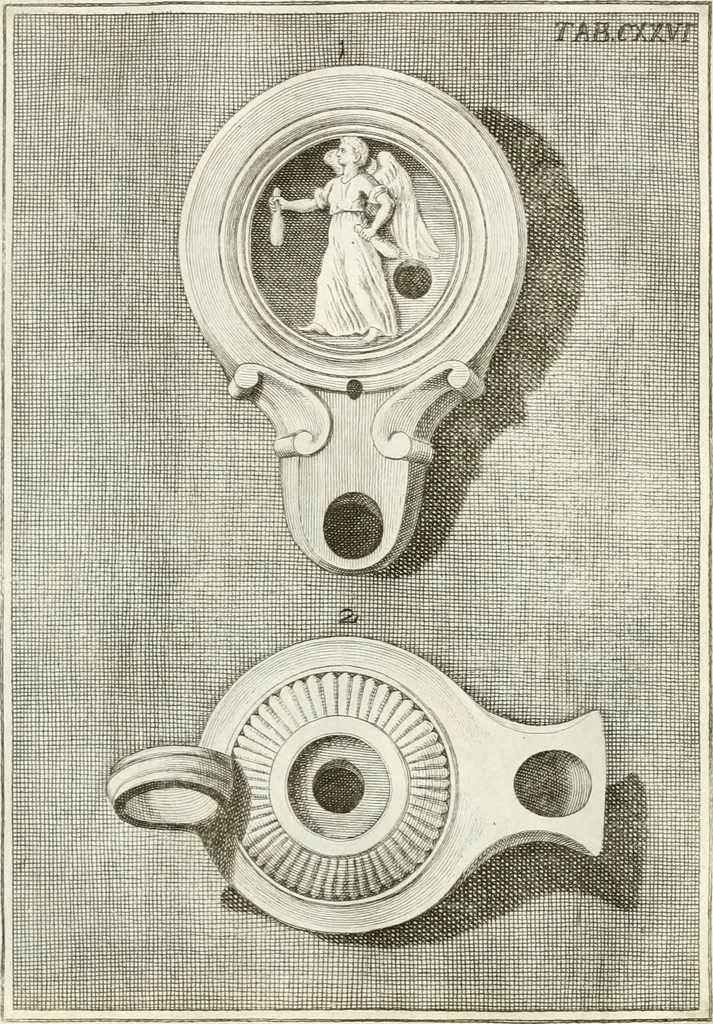 An illustration from Antiquitatis reliquiae a marchione Jacobo Musellio collectae, tabulis incisae et brevisibus explicationibus illustratae, 1756, leaf 318