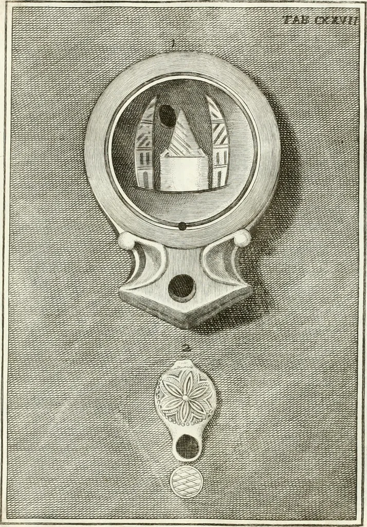 An illustration from Antiquitatis reliquiae a marchione Jacobo Musellio collectae, tabulis incisae et brevisibus explicationibus illustratae, 1756, leaf 320