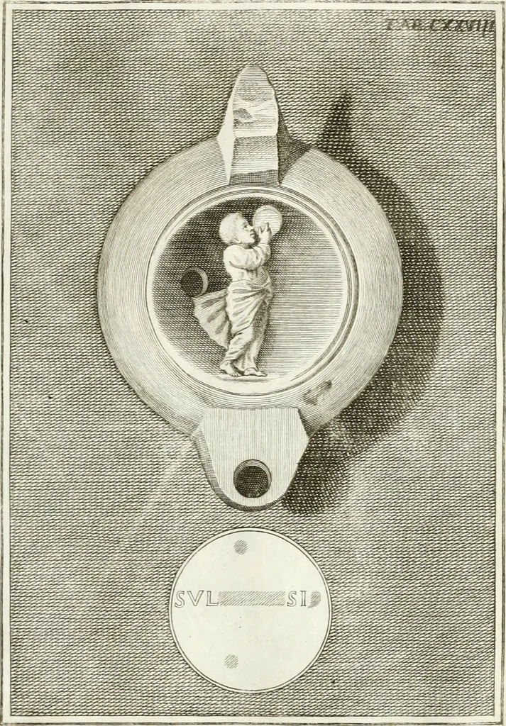 An illustration from Antiquitatis reliquiae a marchione Jacobo Musellio collectae, tabulis incisae et brevisibus explicationibus illustratae, 1756, leaf 322